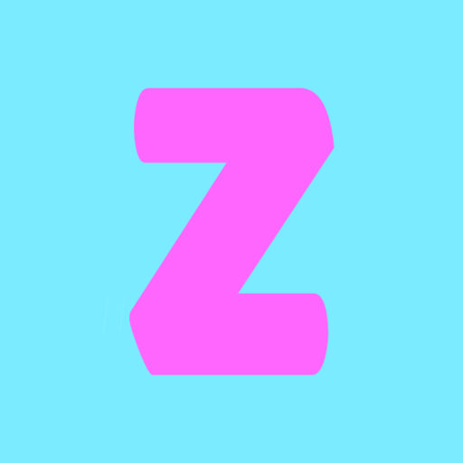 Z color pink with blue background color