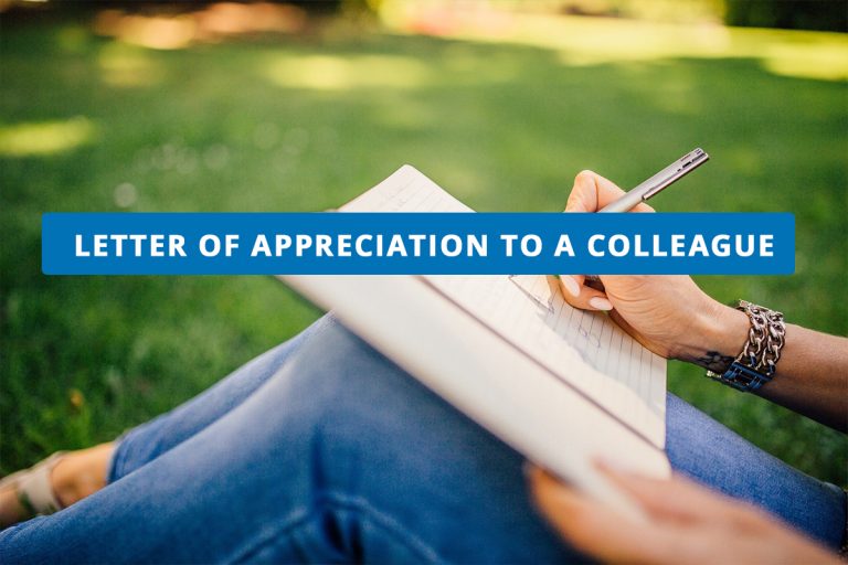 How to Write a Letter of Appreciation to a Colleague